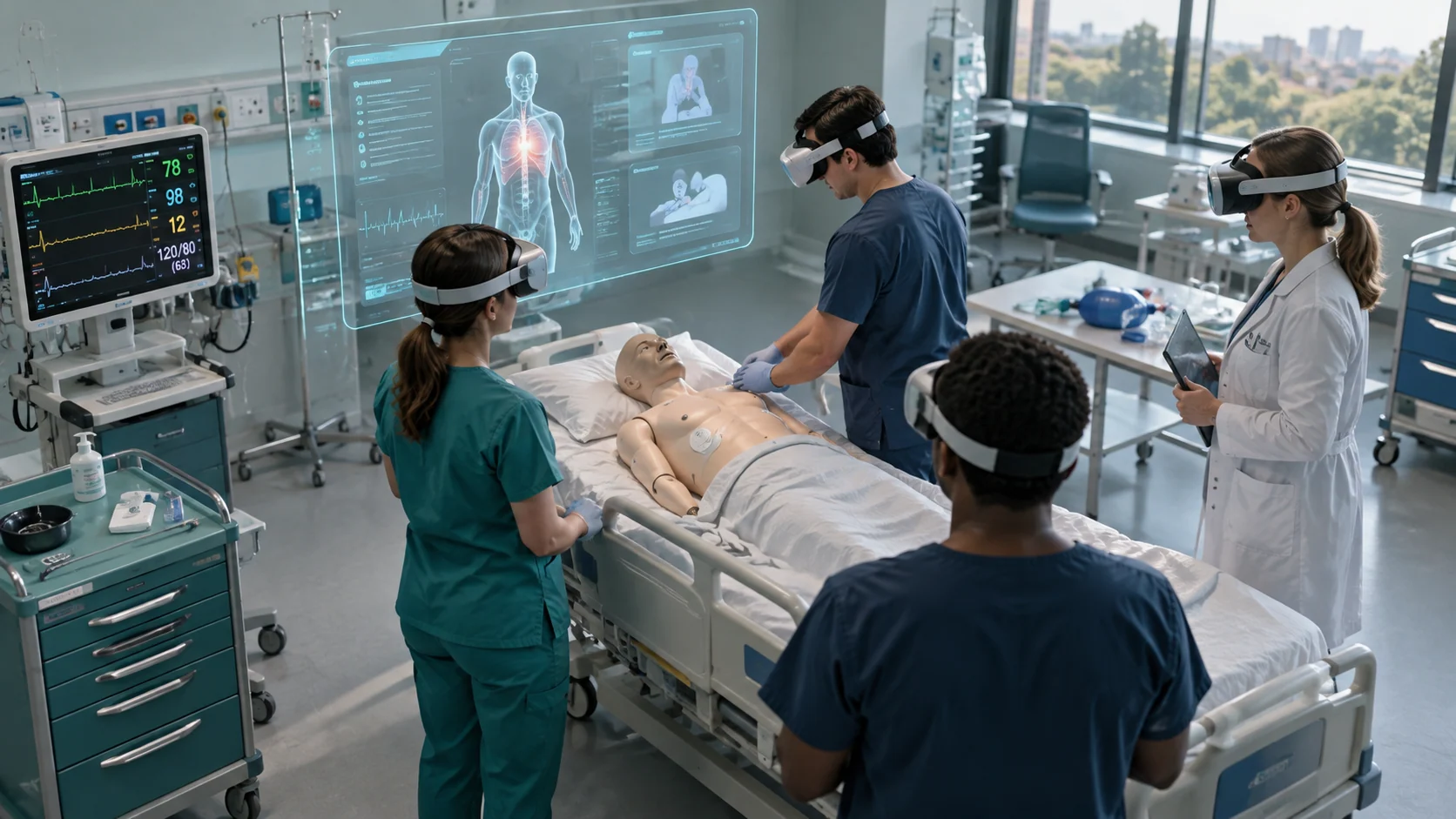 Concept illustration: Hospital training & safety