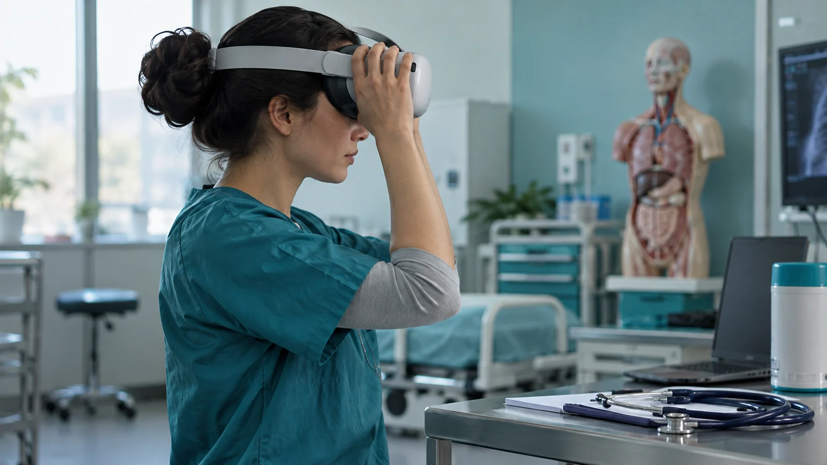 Concept illustration: Is VR Medical Training Effective? Evidence & Benefits