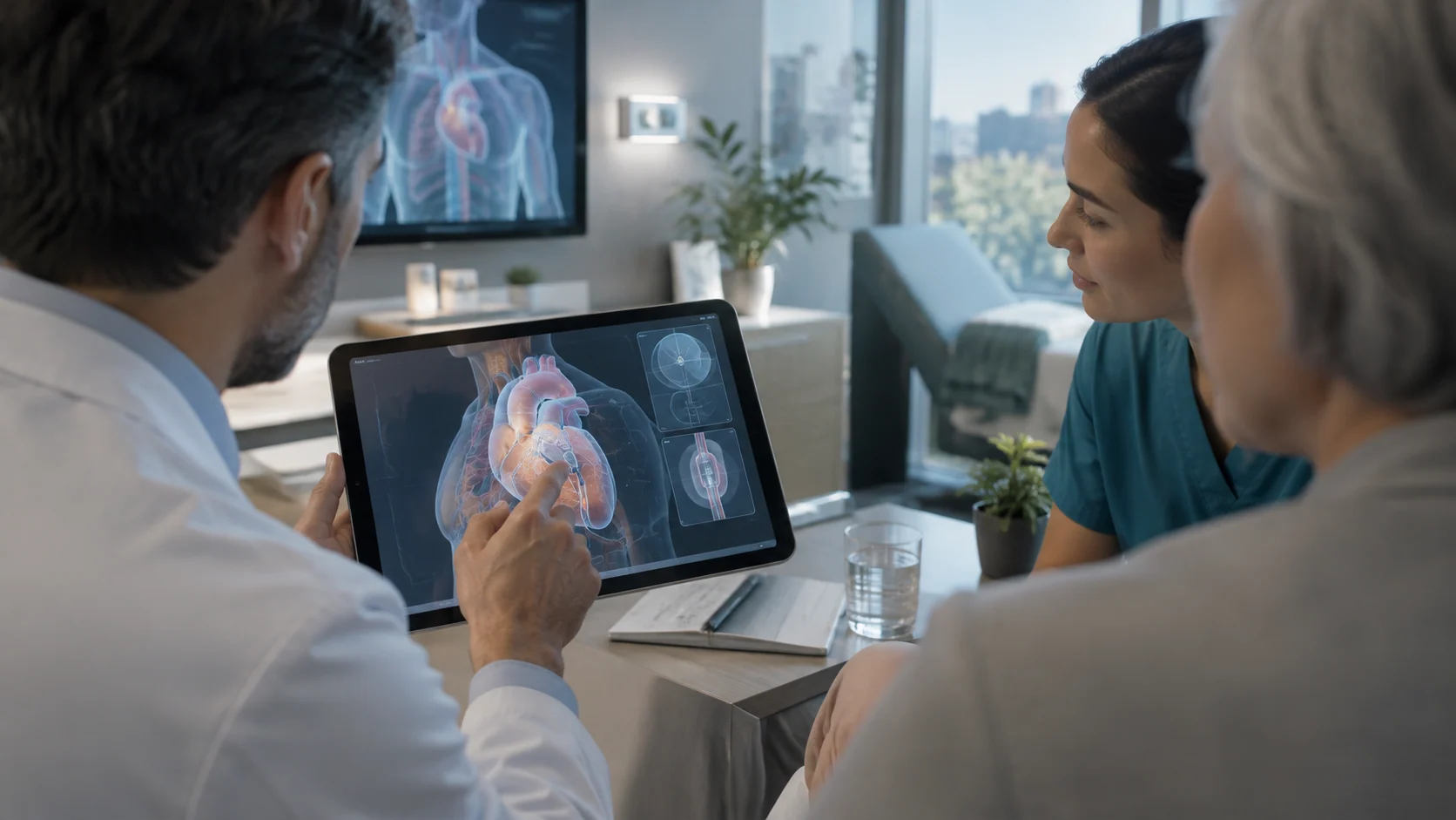 Concept illustration: Medical Device Marketing with XR and AI Avatars