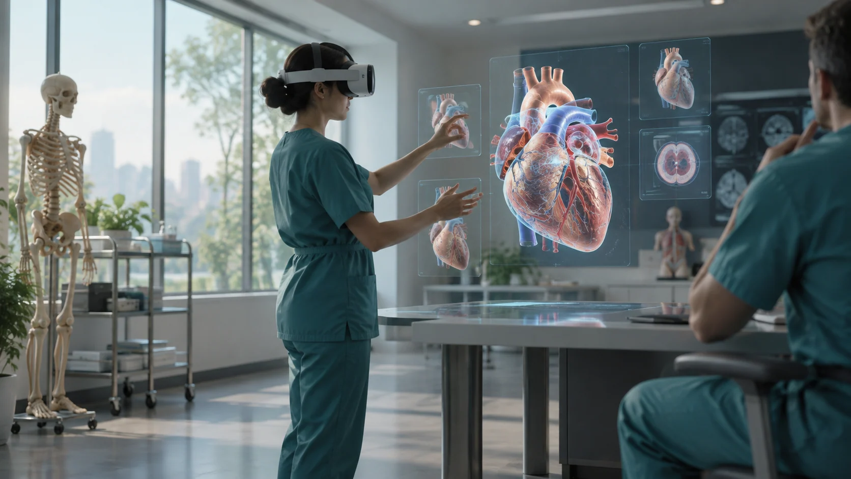 Concept illustration: 3D Medical Training: A New Frontier in Healthcare