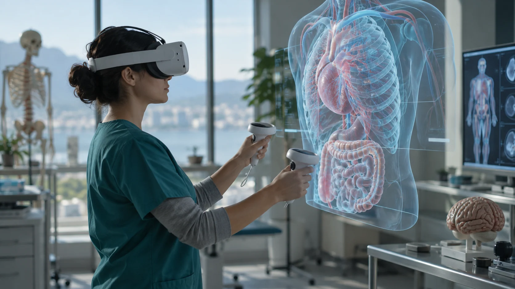 Concept illustration: 3D Medical Training: A New Frontier in Healthcare