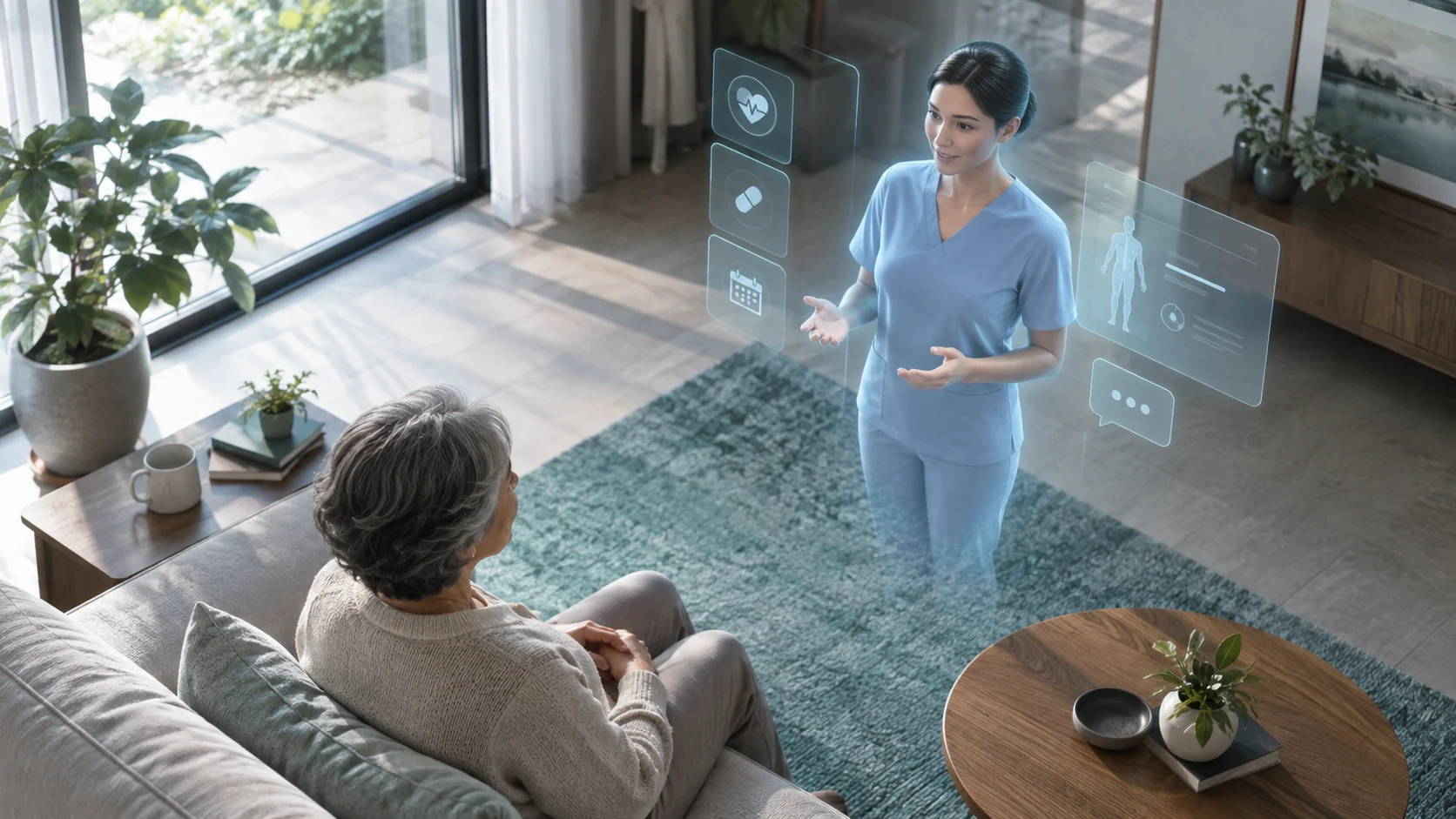 Concept illustration: AI Avatars in Healthcare: Multimodal Patient Engagement