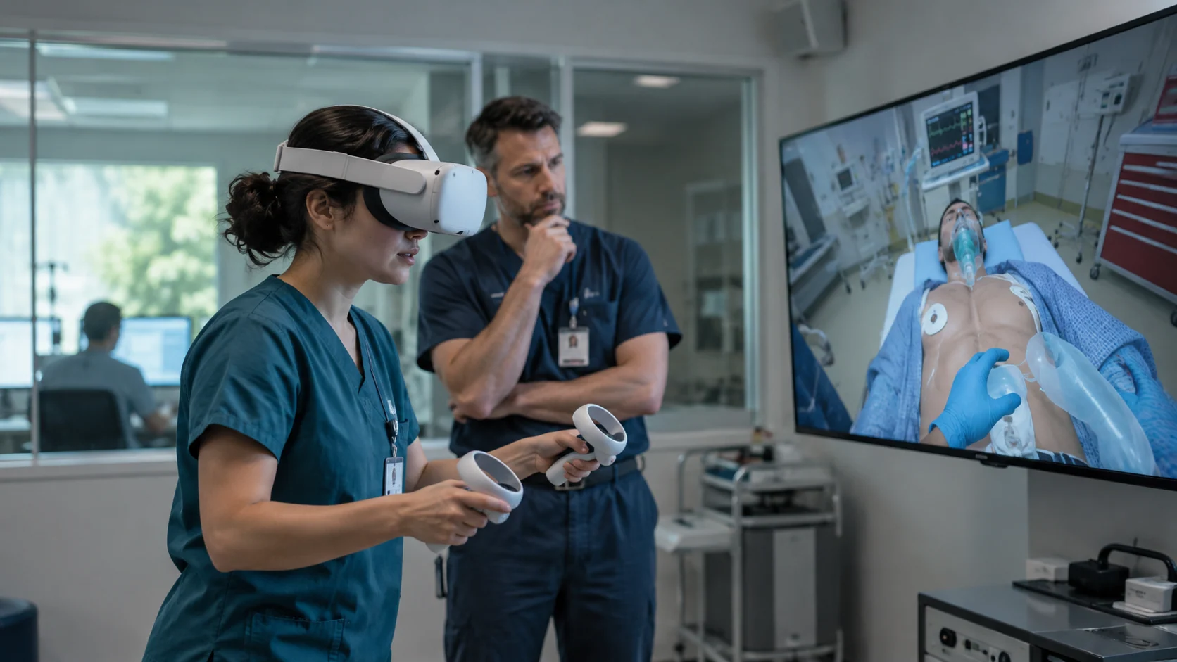 Concept illustration: Emergency Response Training in XR and Why Immersive Practice Saves Lives