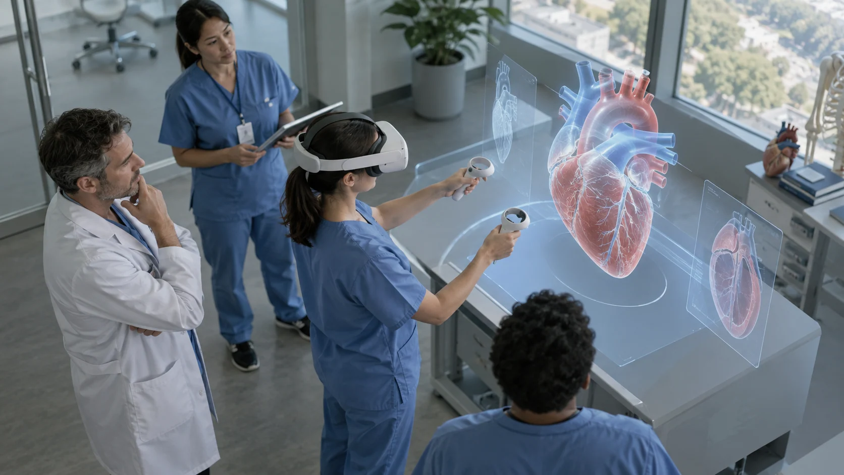 Concept illustration: 3D Medical Training: A New Frontier in Healthcare