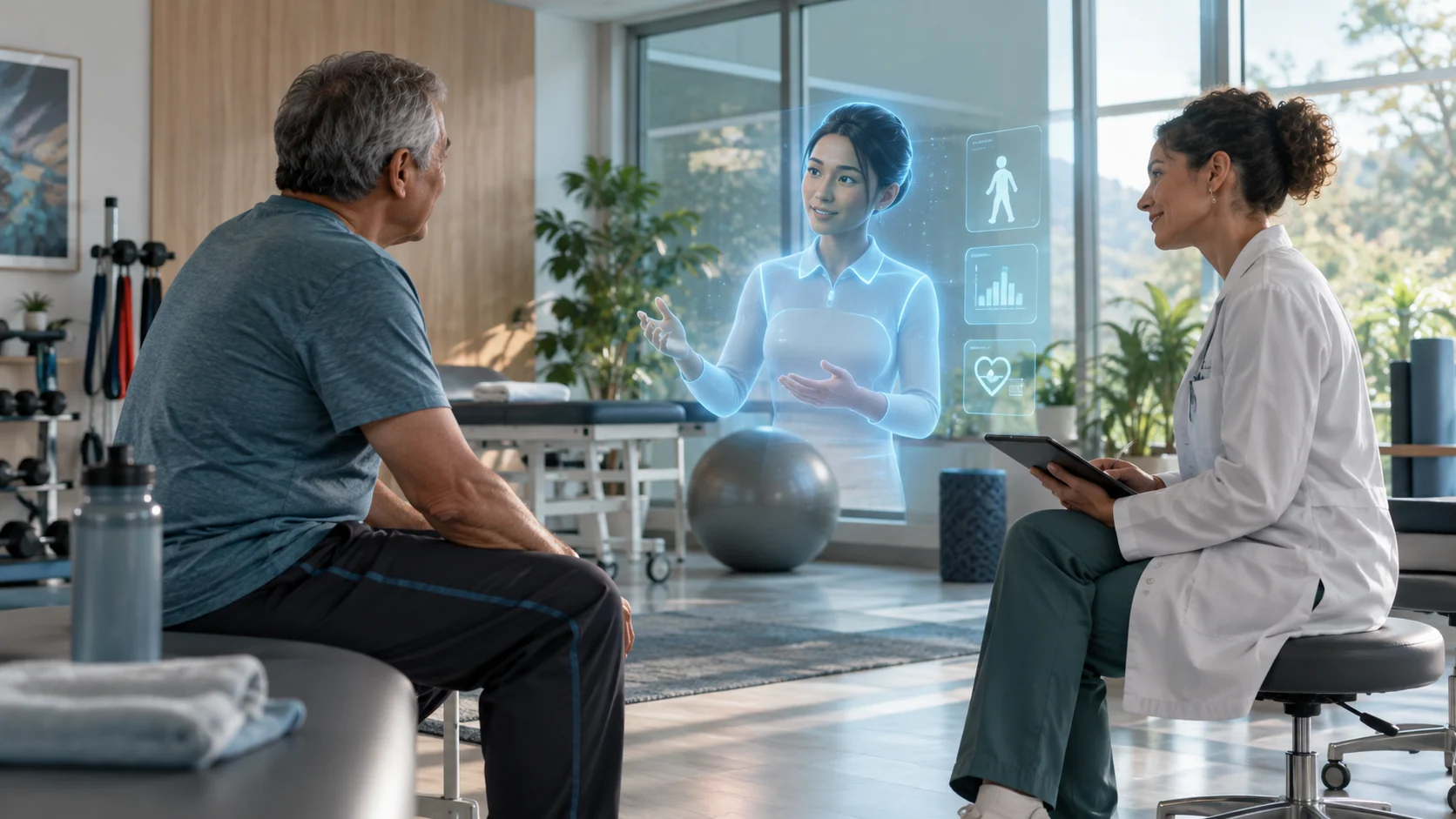 Concept illustration: How AI in Healthcare Is Improving Patient Support