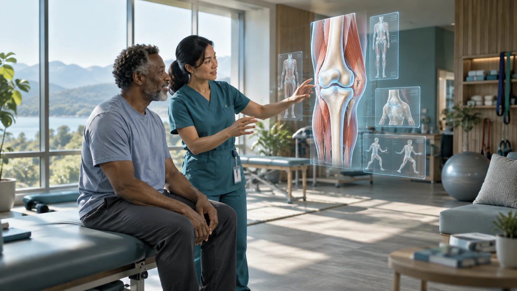 Concept illustration: Immersive Patient Education with XR and AI Avatars
