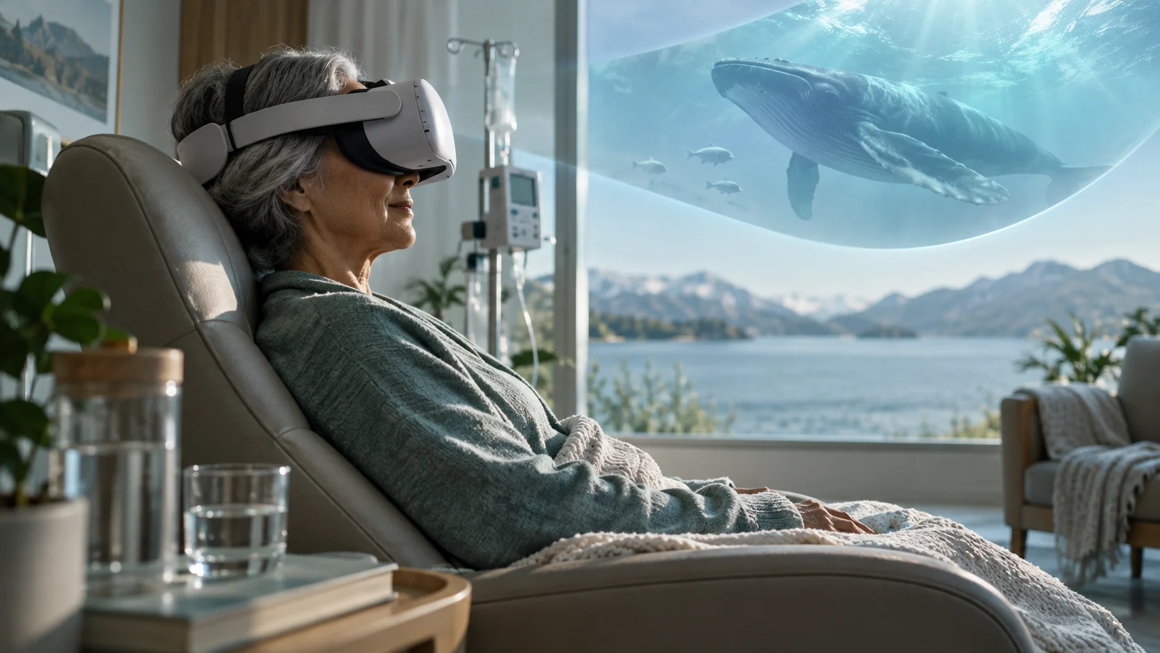 Concept illustration: Virtual & mixed reality (XR)