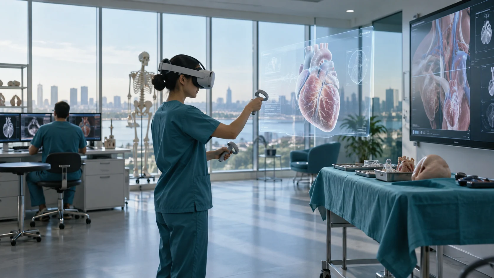 Concept illustration: The Future of Virtual Reality in Healthcare