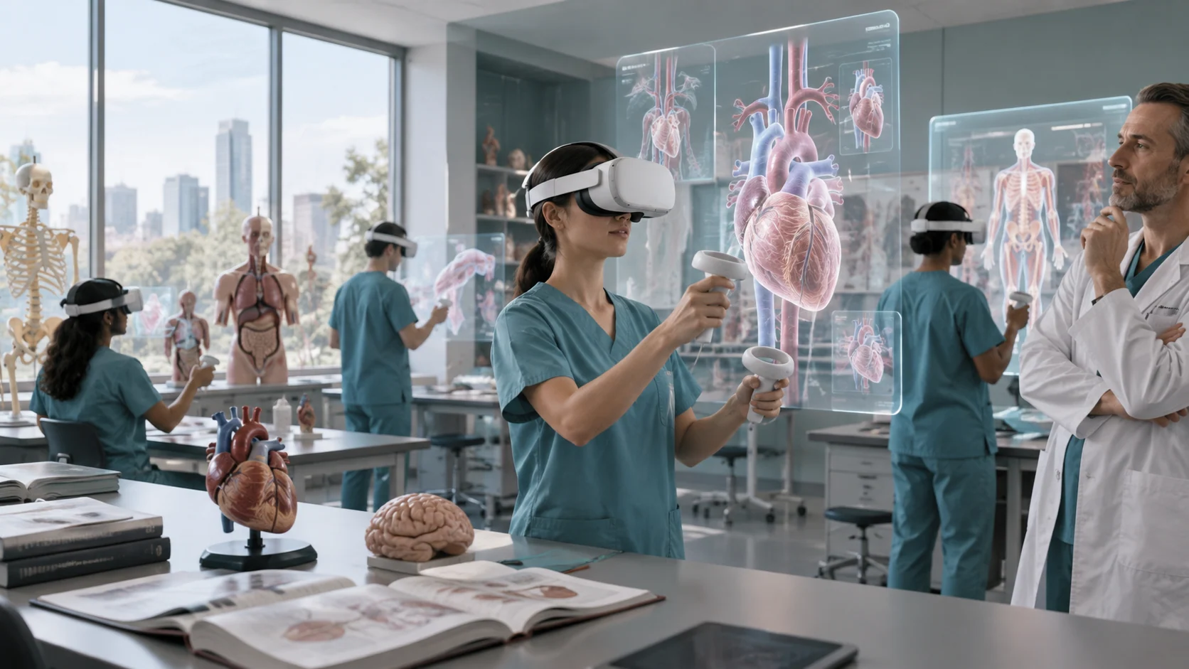 Concept illustration: VR Medical Training: Why VR Medical Training Is Changing Medical Education