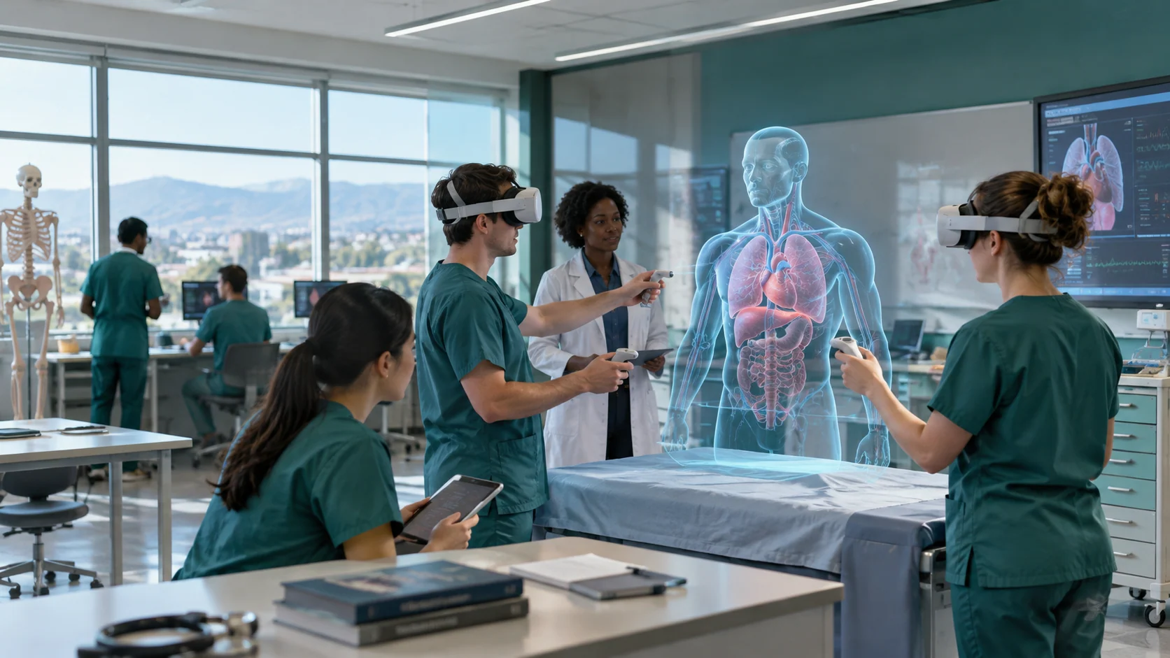 Concept illustration: How Is Virtual Reality Used in Healthcare? 7 Key Uses