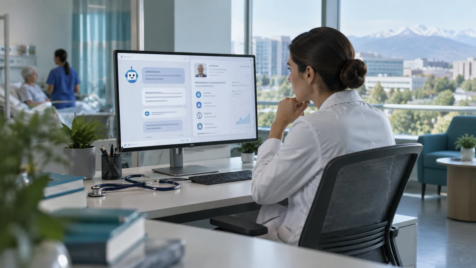 Concept illustration: Healthcare Chatbots: What They Are and How They Help