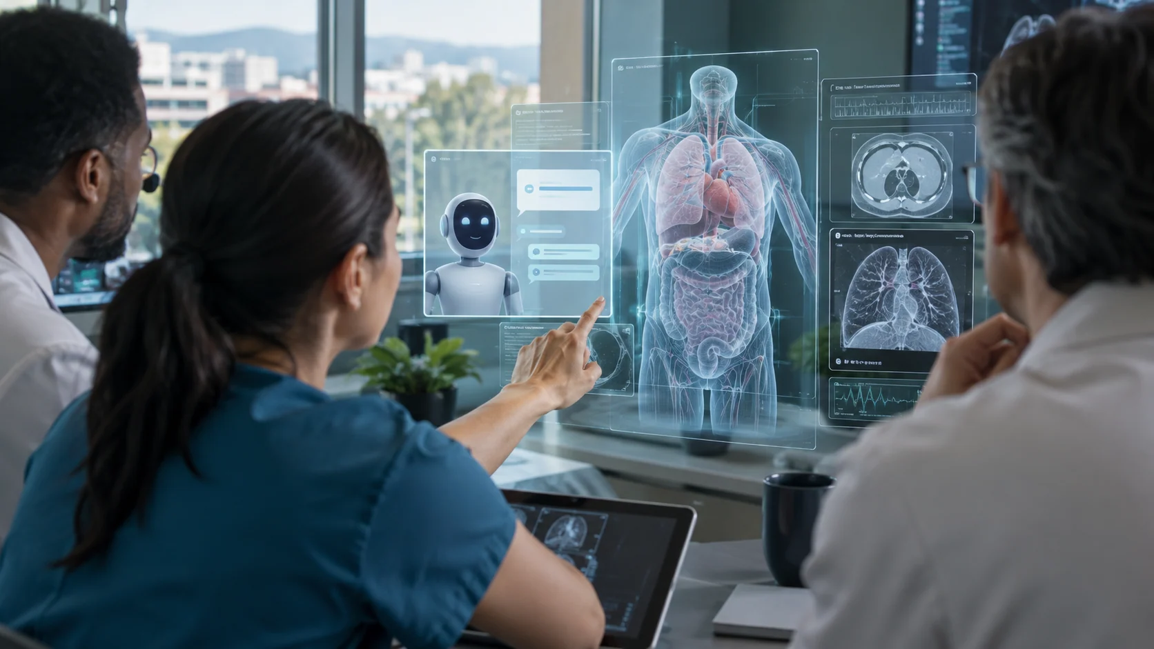 Concept illustration: Healthcare Innovation Through Spatial Computing and Immersive Medical Tools