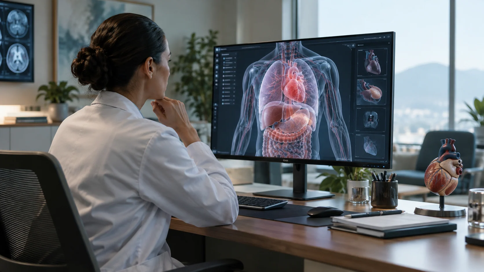 Concept illustration: How Digital Twin Healthcare Improves Planning and Treatment