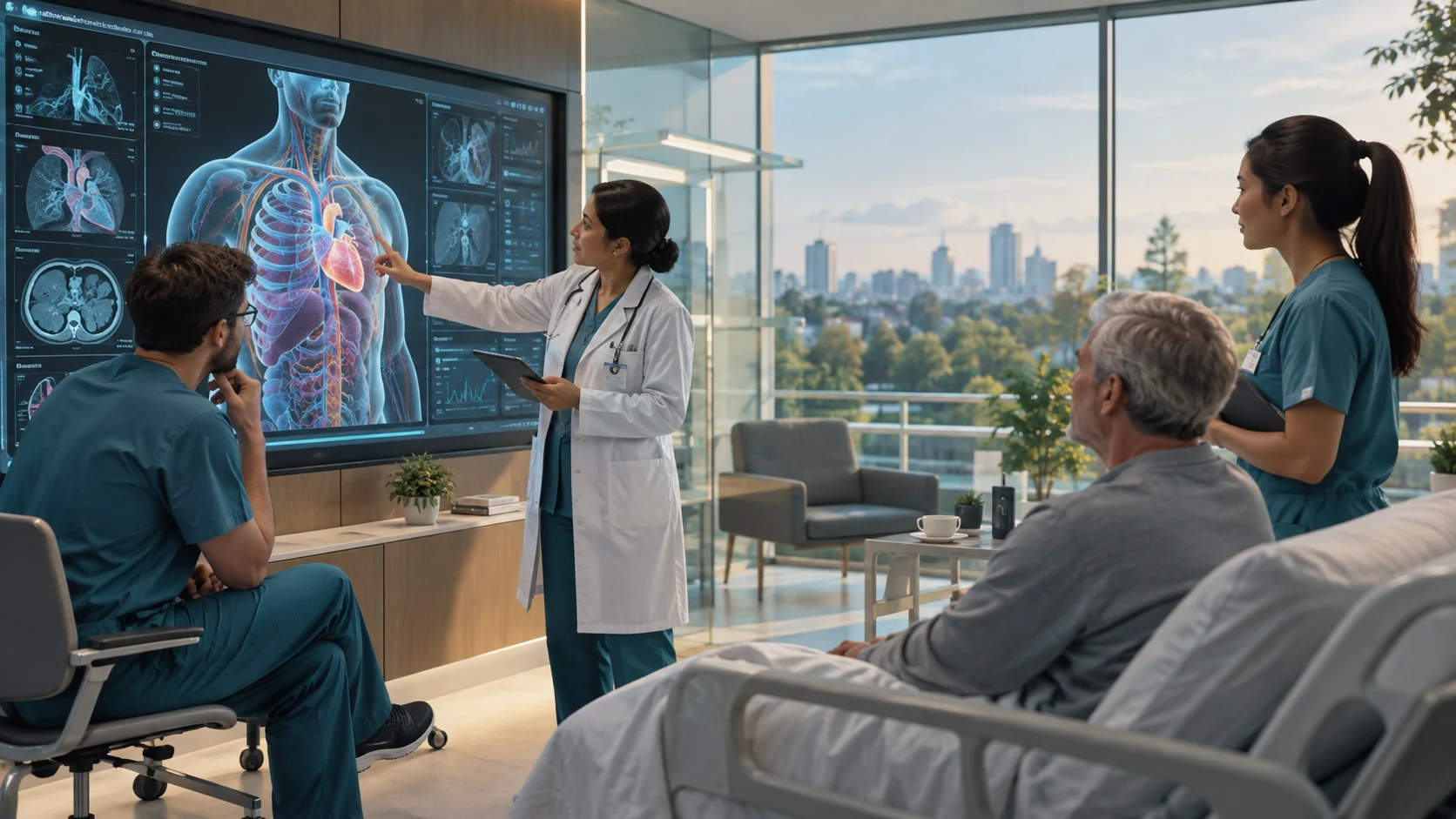 Concept illustration: How Healthcare Innovation Improves Outcomes and Efficiency
