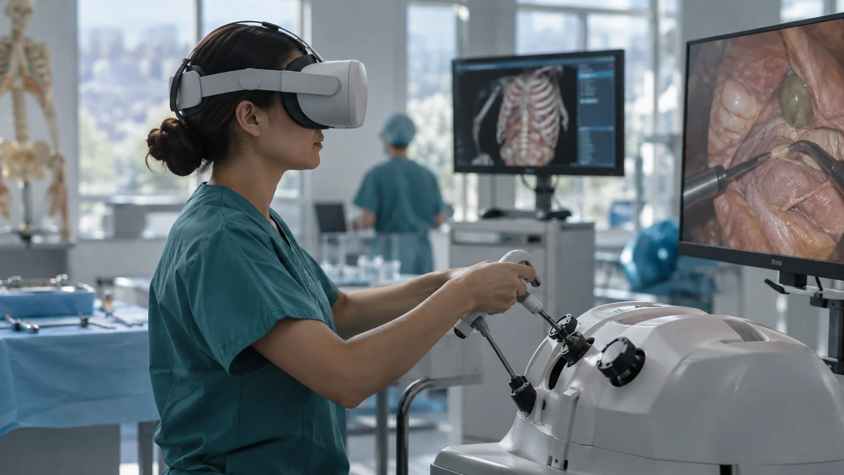 Concept illustration: How is VR Surgery Training Helping Surgeons and Reducing OR Risk