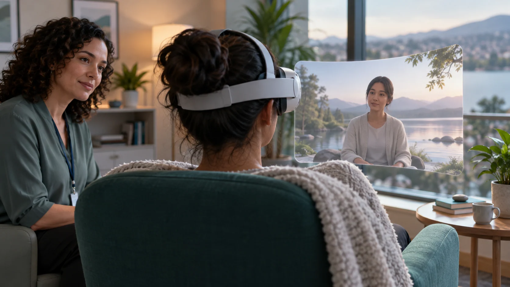 Concept illustration: Mental Health VR Platforms in Clinical Practice: Safety, Ethics, and Effectiveness