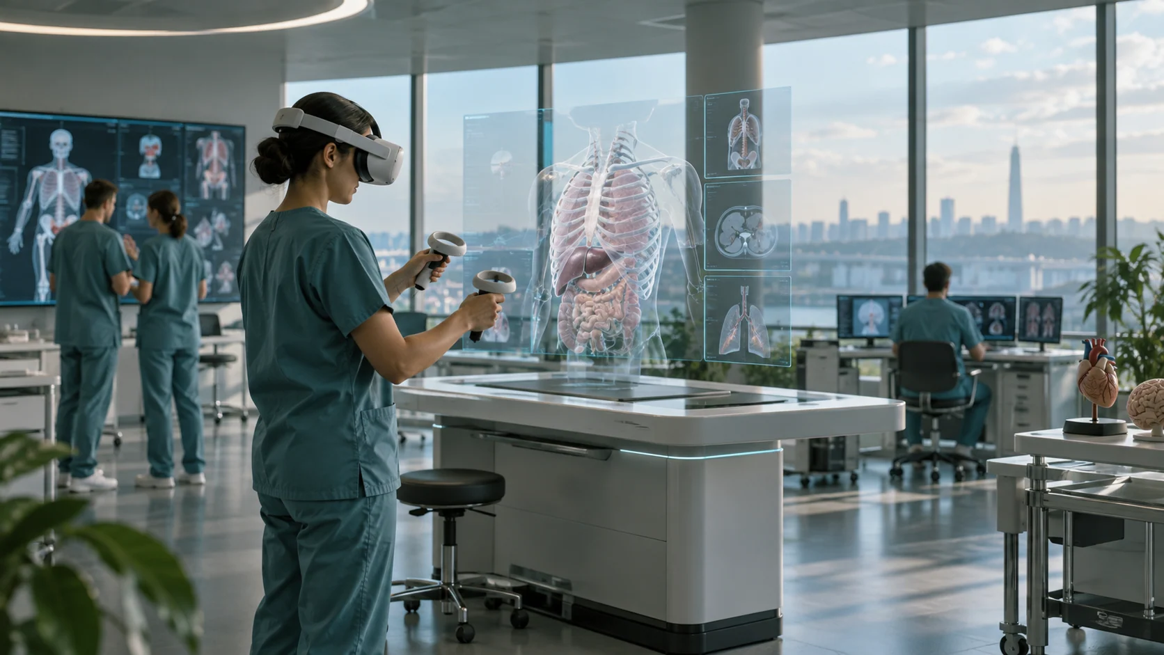 Concept illustration: The Future of Virtual Reality in Healthcare