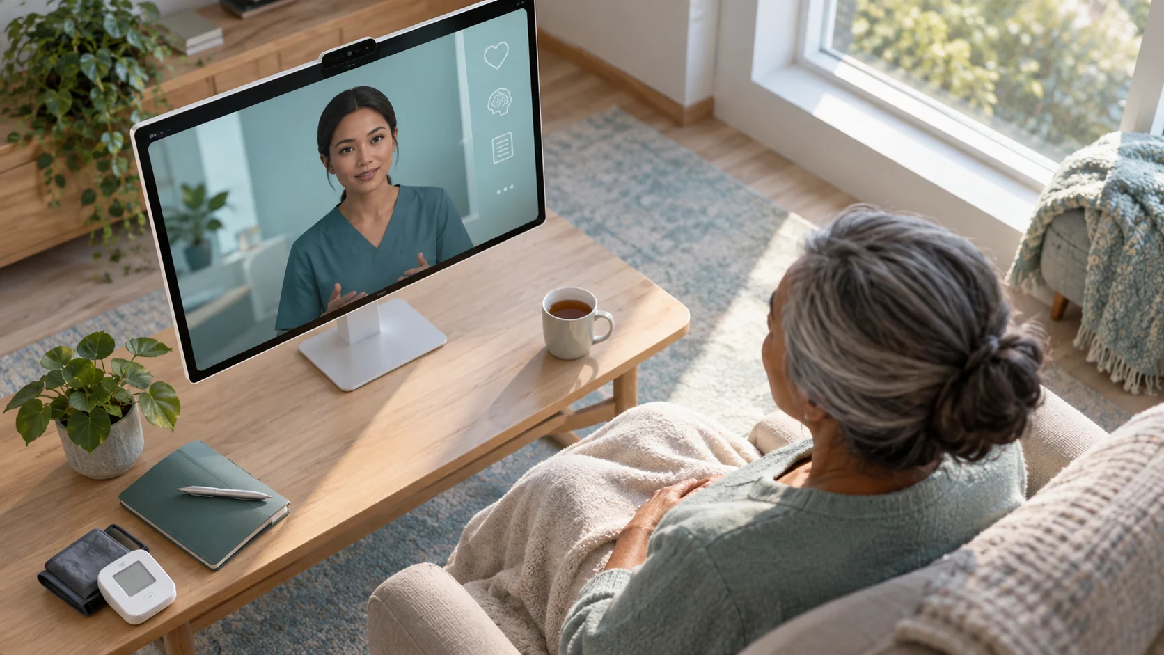 Concept illustration: Unlocking the Potential of AI Avatars in Healthcare