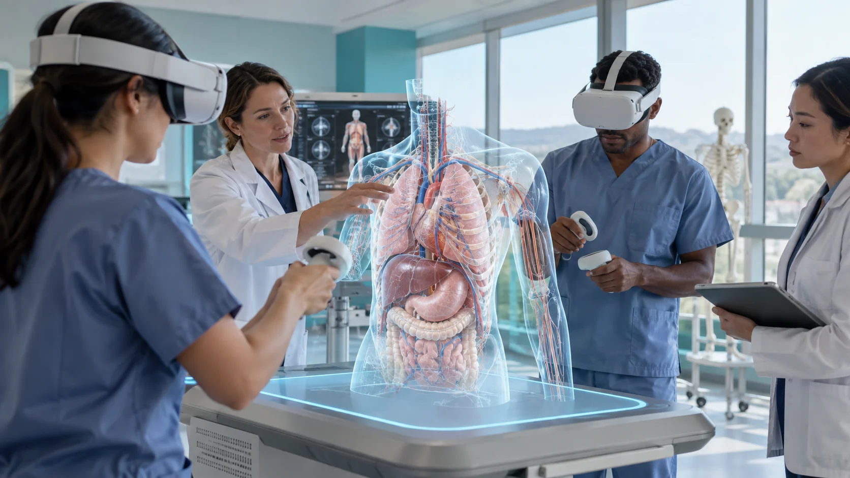Concept illustration: Is VR Medical Training Effective? Evidence & Benefits