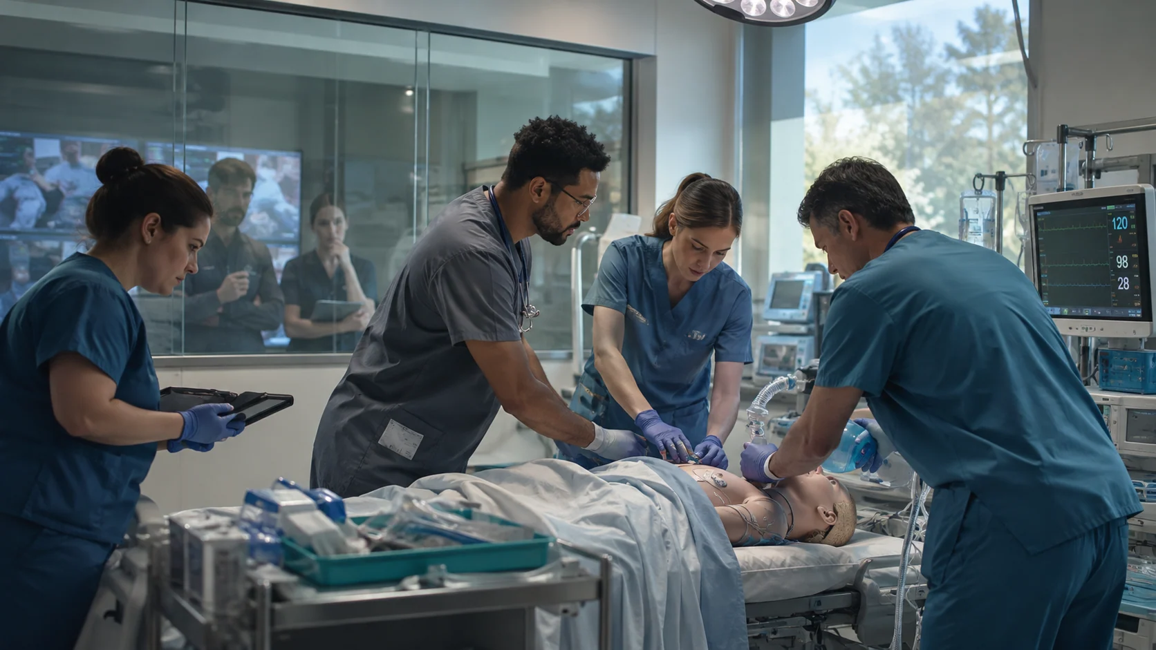 Concept illustration: How Can Hospitals Measure Medical Simulation Training