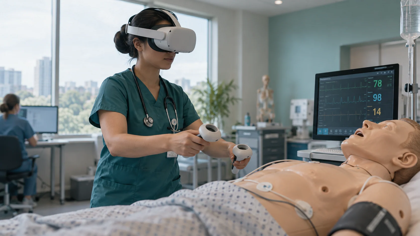 Concept illustration: Virtual Patient Simulation Tools Used in Modern Medical Education