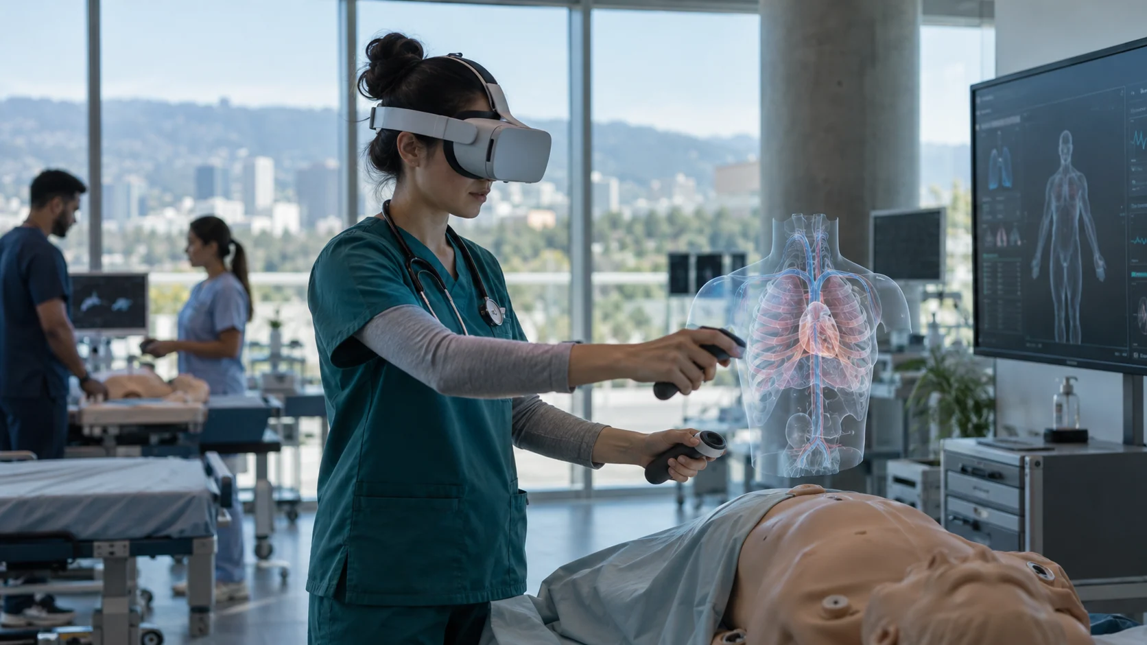 Concept illustration: How Much Does VR Healthcare Training Cost in 2026