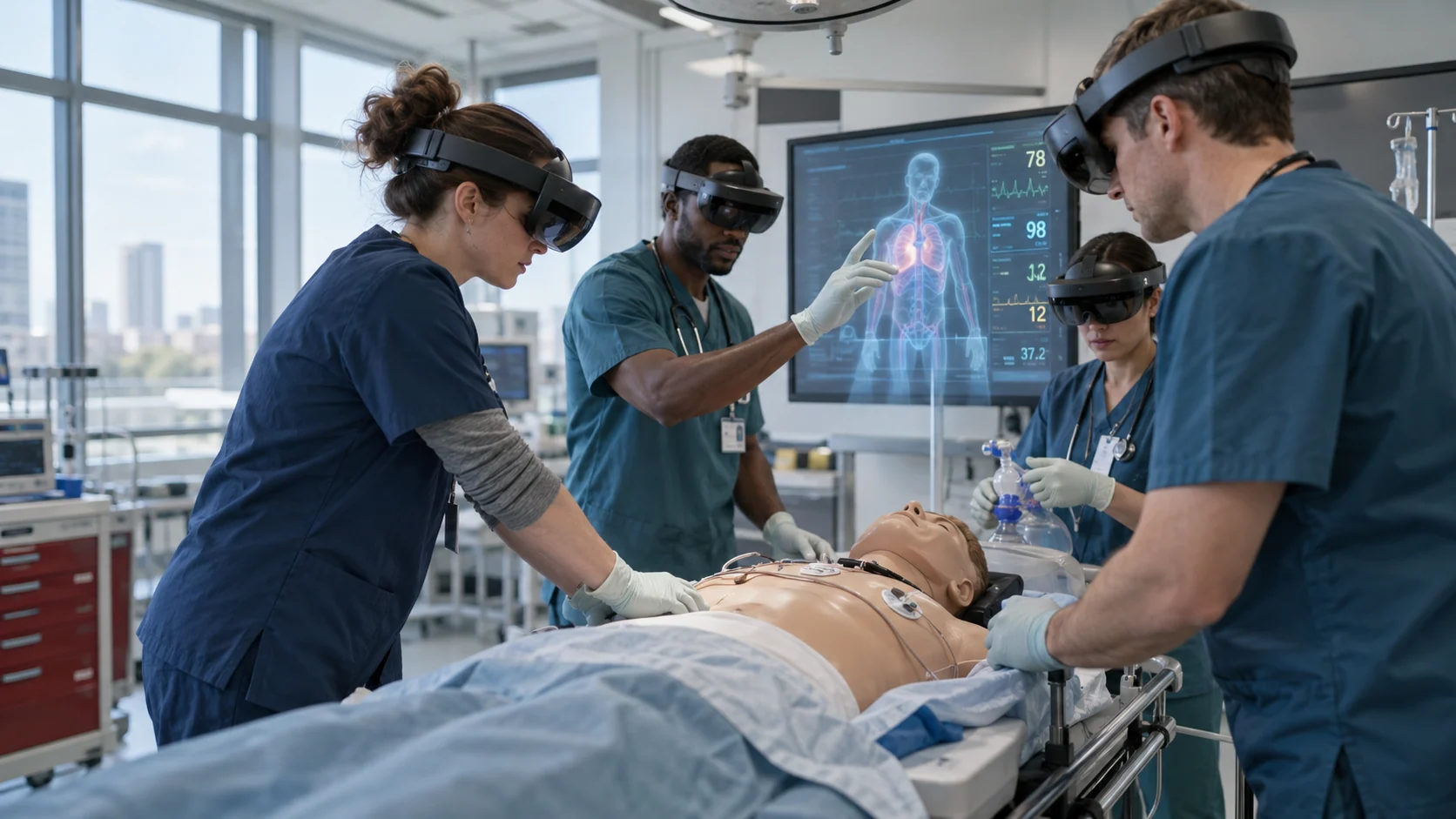 Concept illustration: How Much Does VR Healthcare Training Cost in 2026